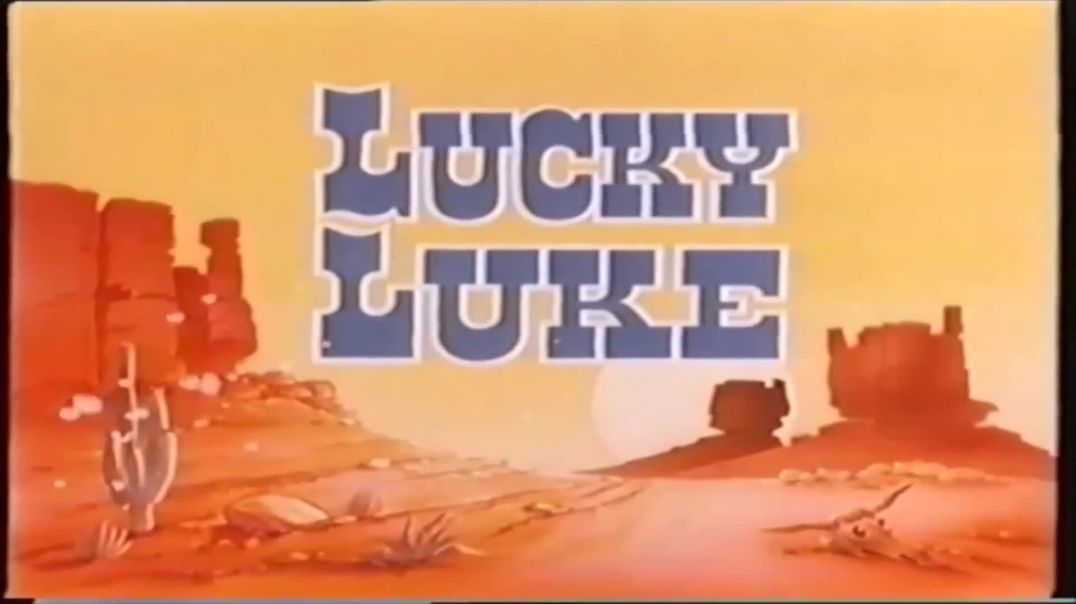 Tecknat Barn Svenska:Lucky Luke (1985) VHSRIPPEN (Svenska) Opening Scene (4K)