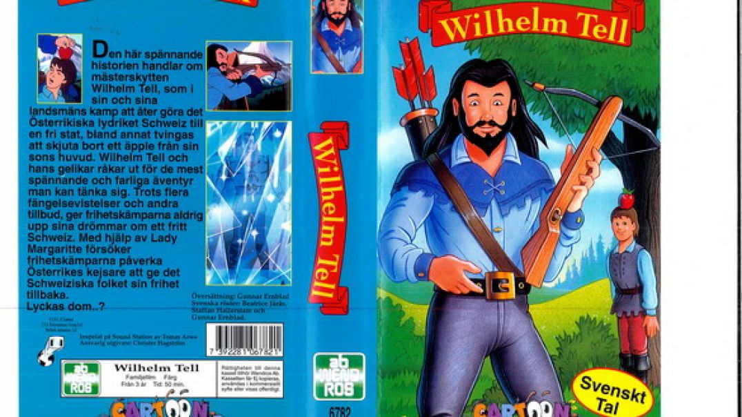 Tecknat Barn Svenska:Wilhelm Tell Burbank Animation Studios AB (1998) VHSRIPPEN (Svenska) Hela Filme