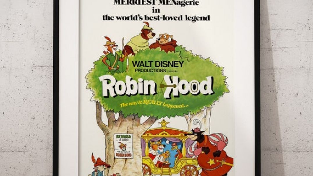 Tecknat Barn Svenska:Robin Hood (1973) VHSRIPPEN (Ryska) Hela Filmen (HD)